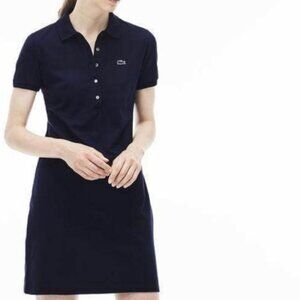 Lacoste Classic Black Polo Dress